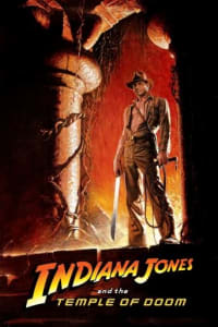 Poster for the movie "Indiana Jones and the Temple of Doom"